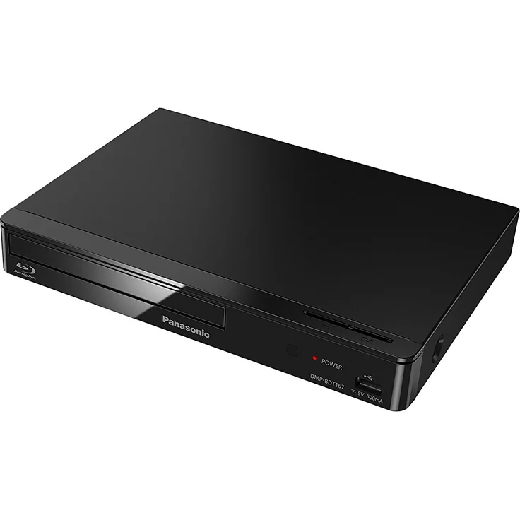 Panasonic DMP-BDT167EG Kompakter 3D Blu-ray Player (Full HD Upscaling, Internet Apps, LAN-Anschluss, USB, MKV-Playback) schwarz – Bild 3