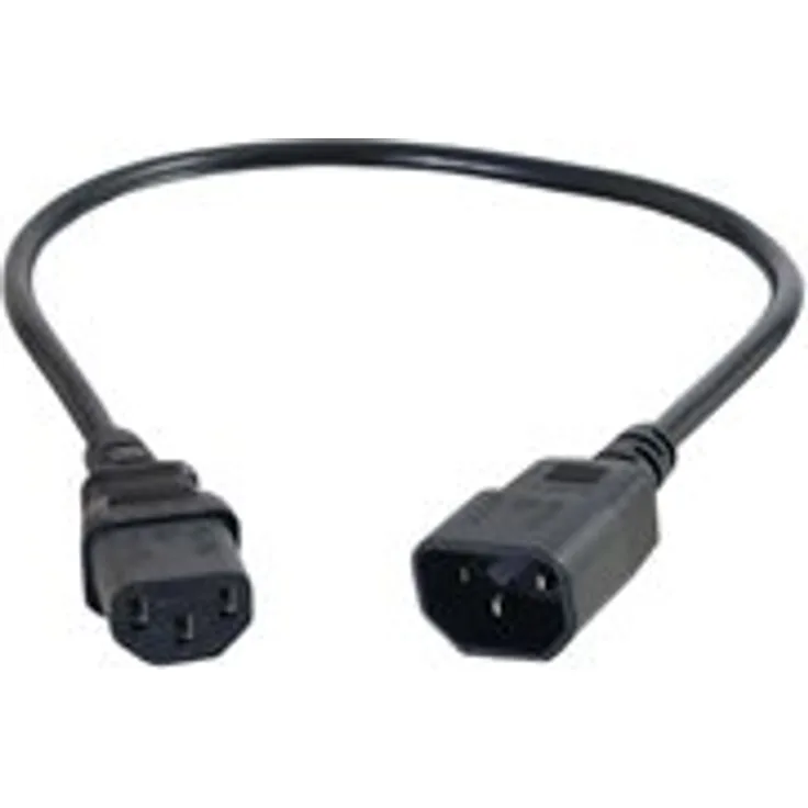 C2G Computer Power Cord Extension IEC 60320 C13 bis IEC 60320 C14 - Wechselstrom 250 V - 5 m (88506)