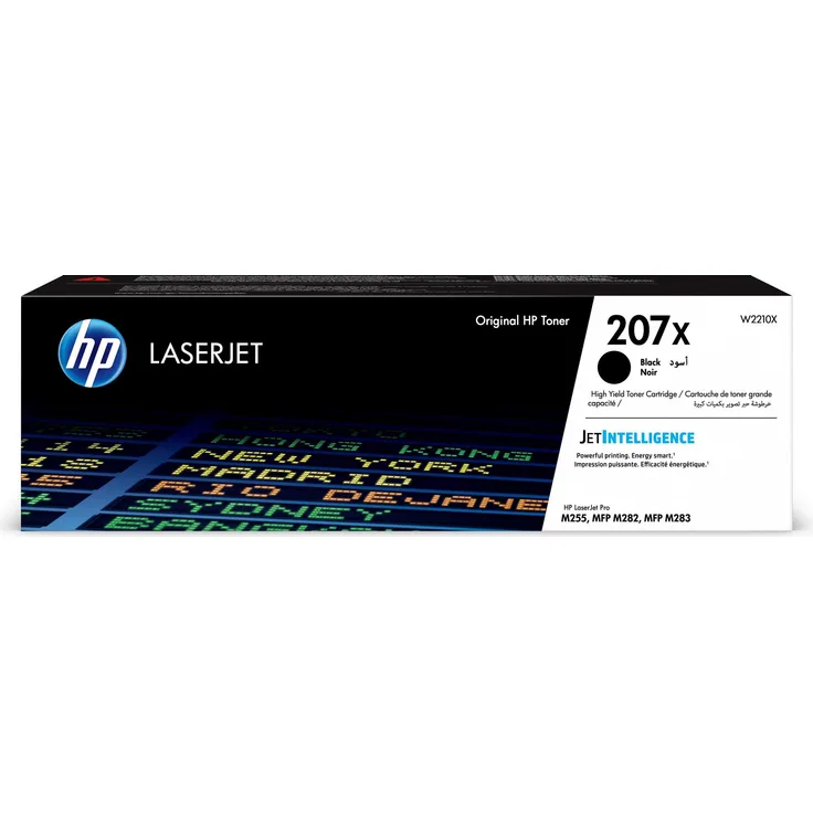 HP Inc HP 207X - Hohe Ergiebigkeit - Schwarz - Original - LaserJet - Tonerpatrone (W2210X) - für Color LaserJet Pro MFP M282nw, MFP M283fdn, MFP M283fdw (W2210X)