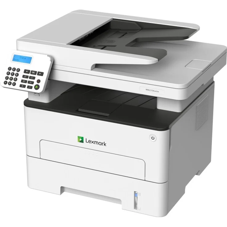 Lexmark MB2236ADW (4-in-1) Multifunktionsdrucker - (Laser) Mono, Druckgeschwindigkeit: 34 s/w, Auflösung: 600 x 600, LAN, WLAN, AirPrint (18M0410) – Bild 2