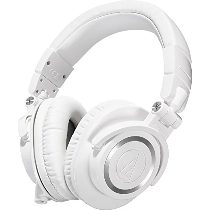 Audio Technica ATH-M50xWH DJ-Kopfhörer für Studio, weiss – Bild 1