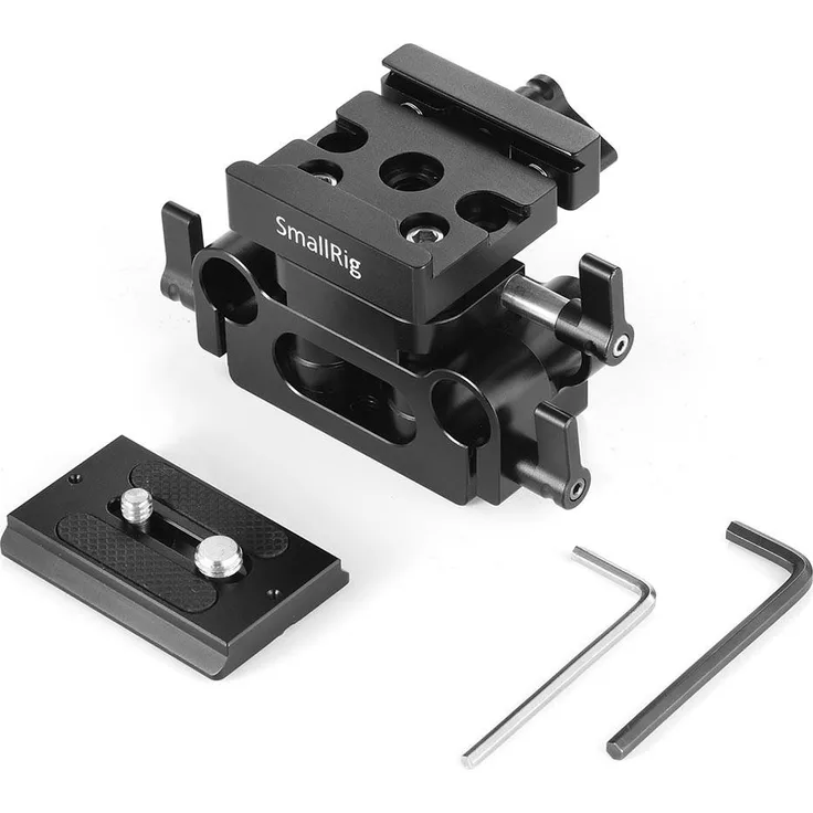 SmallRig 2272 Universale Bodenplatte mit 15 mm Rod Support-System