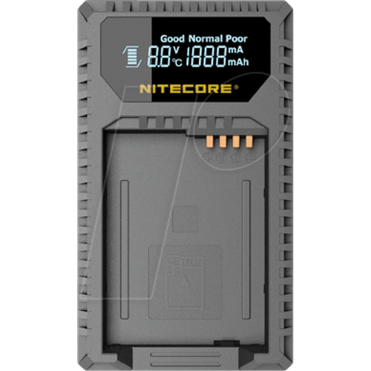 Nitecore USB-Ladegerät mit LCD-Display