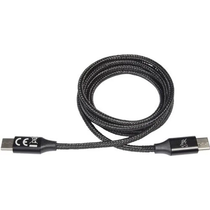 ProCar Ladekabel USB-C-USB-C 2.0 Belastbarkeit Strom max.=3A