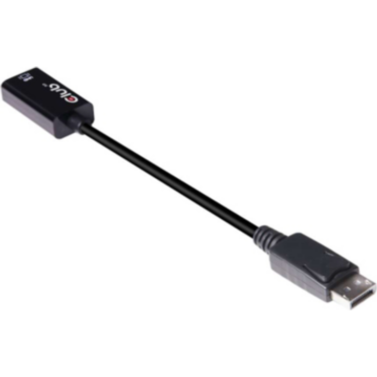 Club 3D DisplayPort 1.4 Adapter DP zu HDMI 2.0a HDR aktiv St./Bu. schwarz