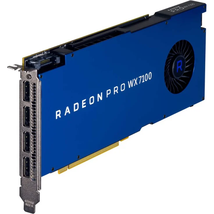 AMD  Grafikkarte FirePro Radeon Pro WX 7100 8 GB PCIe 3.0 16 x 4 x DP – Bild 6