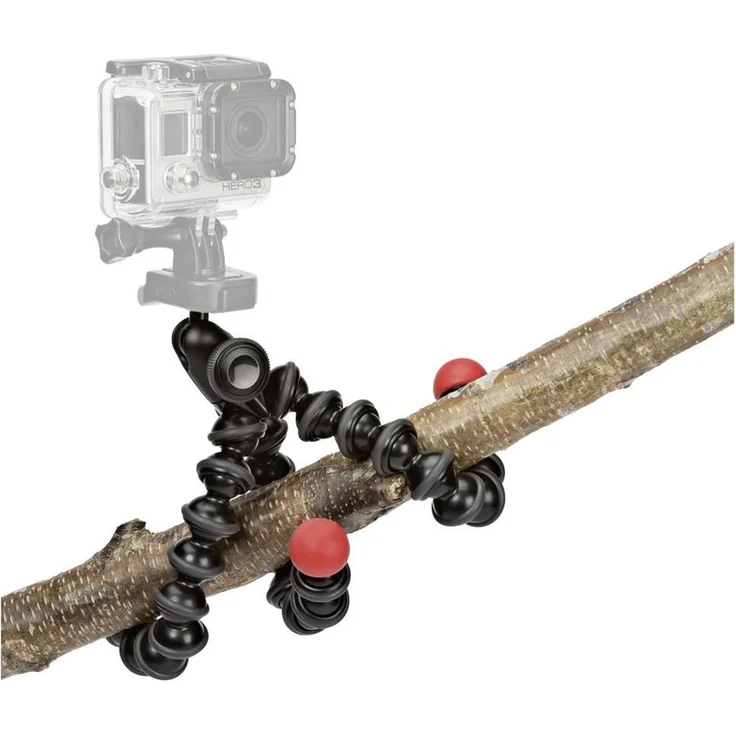 JOBY JB01300-BWW GorillaPod Action Stativ (flexibles Stativ für Action-Videokameras, GoPro, Integrierter Kugelkopf, Traglast bis zu 500g) – Bild 2