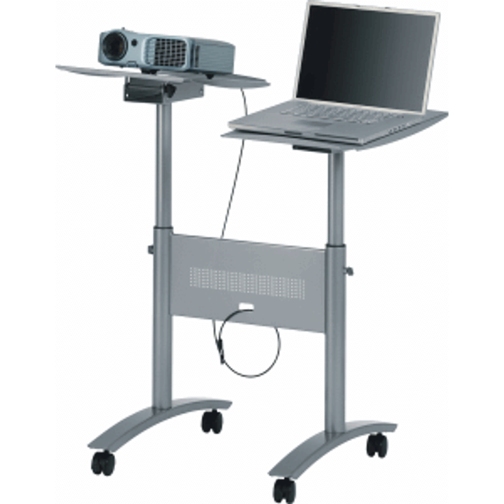 Nobo Multimediawagen Projektionswagen 82x(81-120)x43cm titan