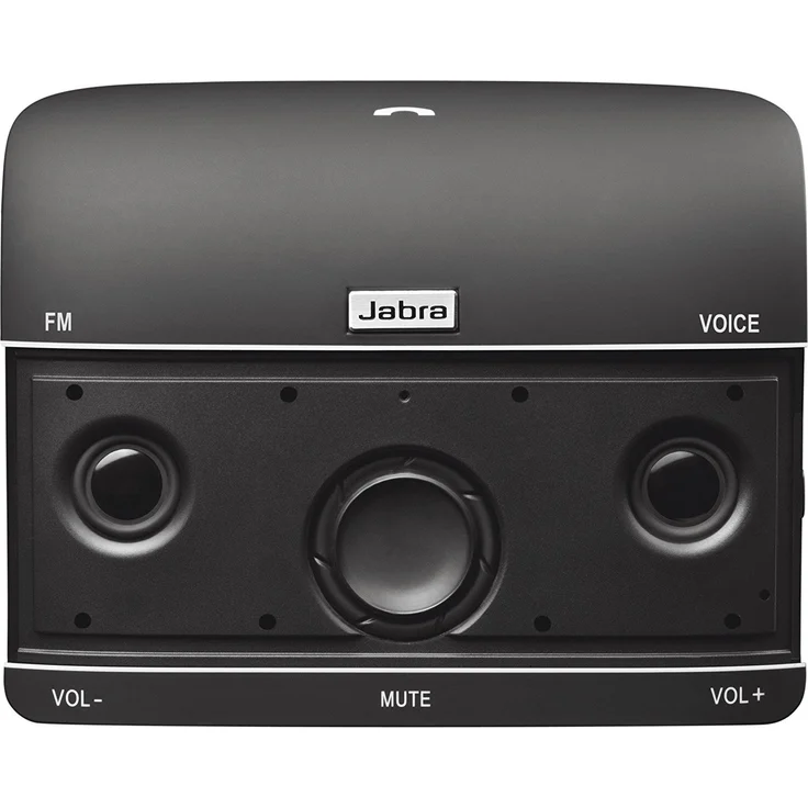 Jabra Freeway Bluetooth KFZ Freisprecheinrichtung (Deutsche Sprachsteuerung, Stereo-Sound, Doppelmikrofontechnologie, Geräuschunterdrückung, Audiostreaming, FM-Transmitter), schwarz – Bild 3