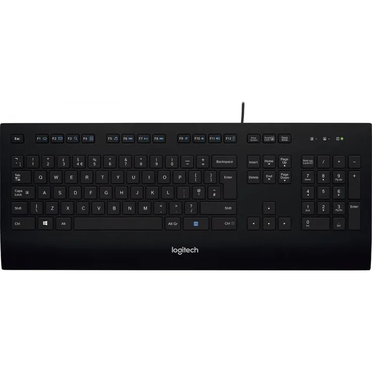 Logitech K280e - Tastatur - USB - Deutsch QWERTZ - Schwarz (920-008669)