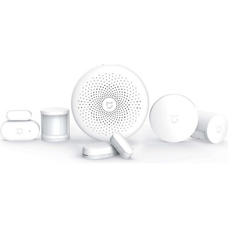 Xiaomi Mi Smart Sensor Set, Weiß, Control Hub, Bewegungssensoren, Tür-/Fensterkontakt, Drahtloser Switch (6er Set)