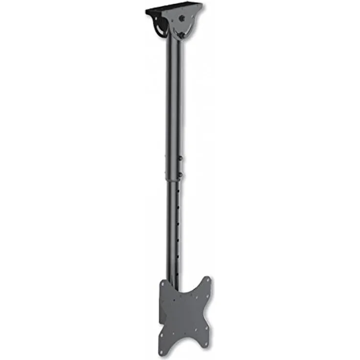 Techly ICA-CPLB-922L Teleskop Deckenhalterung für 1LCD TV 23''-42'' Arm lang Schwarz