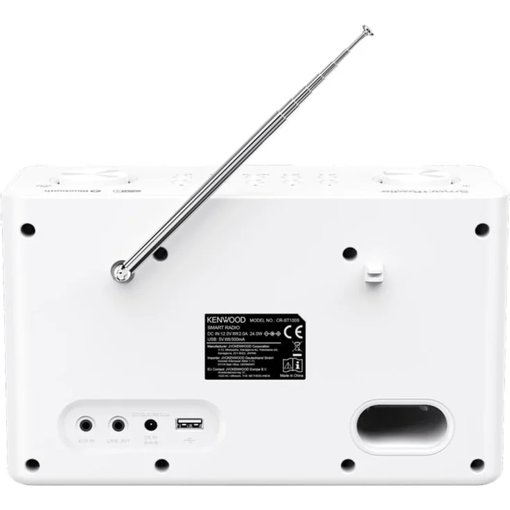Kenwood CR-ST100S-W Internetradio mit Bluetooth, WLAN, Wecker, TFT-Display, Spotify Connect, weiß – Bild 3