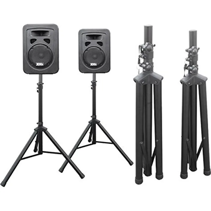 2 Stück Boxenständer Stativ Ständer für Audio Boxen Stage Live DJ Club Lautsprecher Speaker Modell: BS3x2
