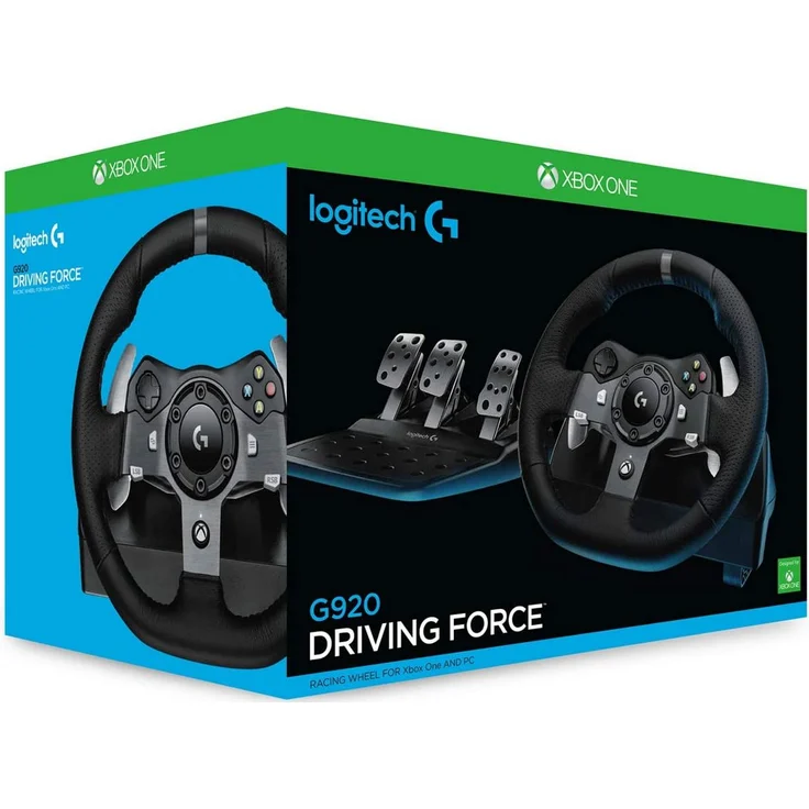 Logitech G920 Driving Force Schwarz (941-000124) (PC, Xbox One, Xbox Series) – Bild 5