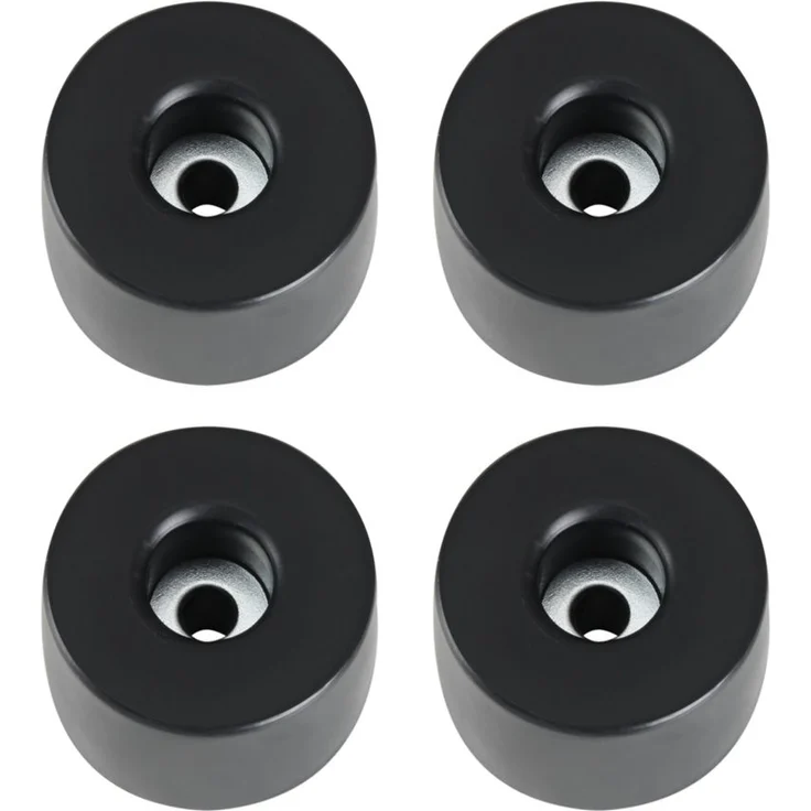 Adam Hall Hardware 4911 M4 AH - 4er Set Gummifuß 38 x 25 mm schwarz im Beutel
