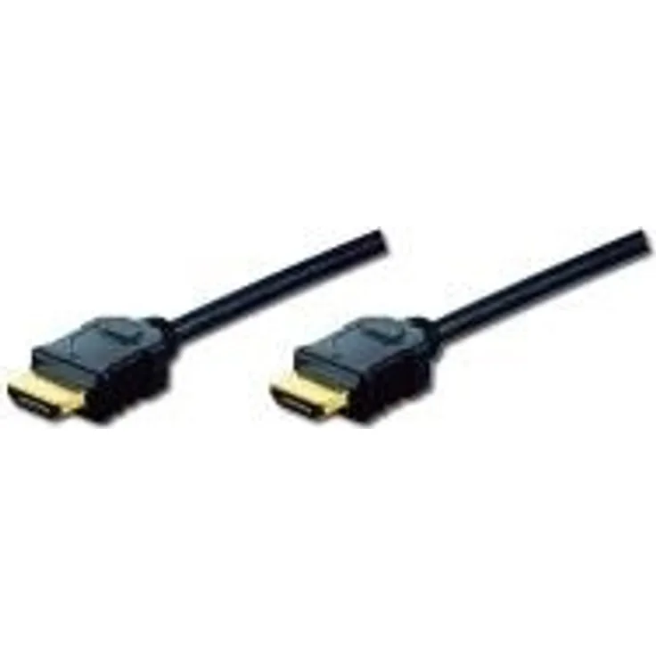 ASSMANN HDMI High Speed Ethernet Anschlusskabel , 10m, Full HD (1080p), 60 Hz, Typ A, Stecker-Stecker, Schwarz