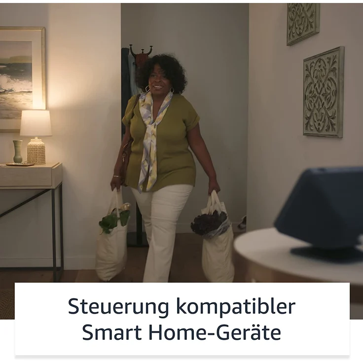 Amazon Echo Show 8 (2. Generation, 2021), HD-Smart Display mit Alexa und 13-MP-Kamera, Weiß – Bild 3