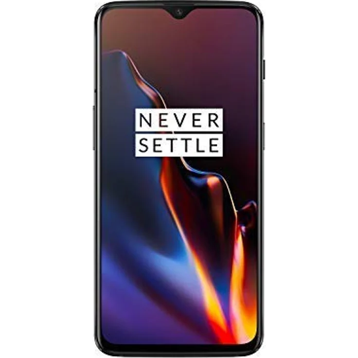 OnePlus 6T Smartphone 16,3cm (6,4 Zoll) AMOLED-Display, 128GB interner Speicher, 8GB RAM, Dual-SIM, Oxygen OS, Mirror Black – Bild 2