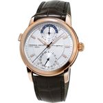 Frederique Constant Hybrid-Smartwatch 42mm Roségold/Dunkelbraun