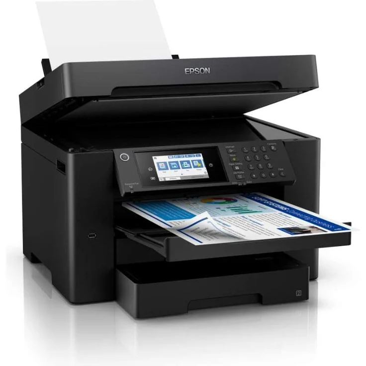 Epson WorkForce WF-7840DTWF 4-in-1 Tintenstrahl-Multifunktionsgerät (Drucker, Scanner, Kopierer, Fax) Auflösung: 4800 x 2400, USB, LAN, Cardreader, WLAN, AirPrint, Mobile Print, NFC, Cloud Print (C11CH67402) – Bild 2