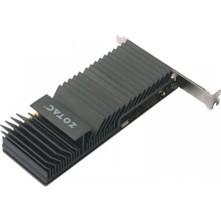 Zotac GeForce GT 1030 Zone Grafikkarte (NVIDIA GT 1030, 2GB GDDR5, 64bit, Base-Takt 1227 MHz - Boost-Takt 1468 MHz, 6 GHz, passiv gekühlt) – Bild 5