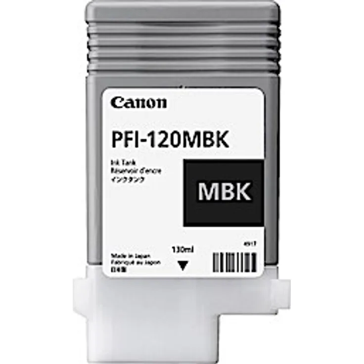 Canon PFI120MBK passend für IPF TM200 Tinte matt schwarz 2884C001 130ml