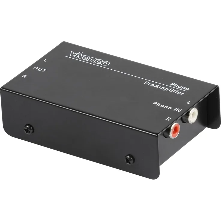 Vivanco PA115 Phono Vorverstärker Inkl. Netzadapter schwarz
