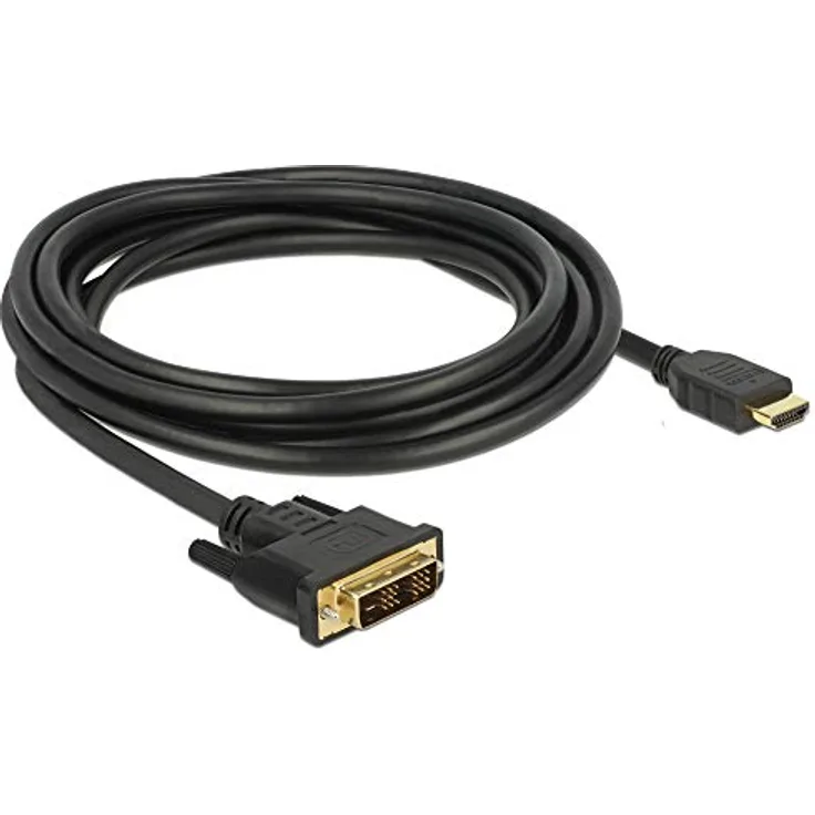 DeLock Kabel DVI 18+1 Stecker > HDMI-A Stecker 3,0 m