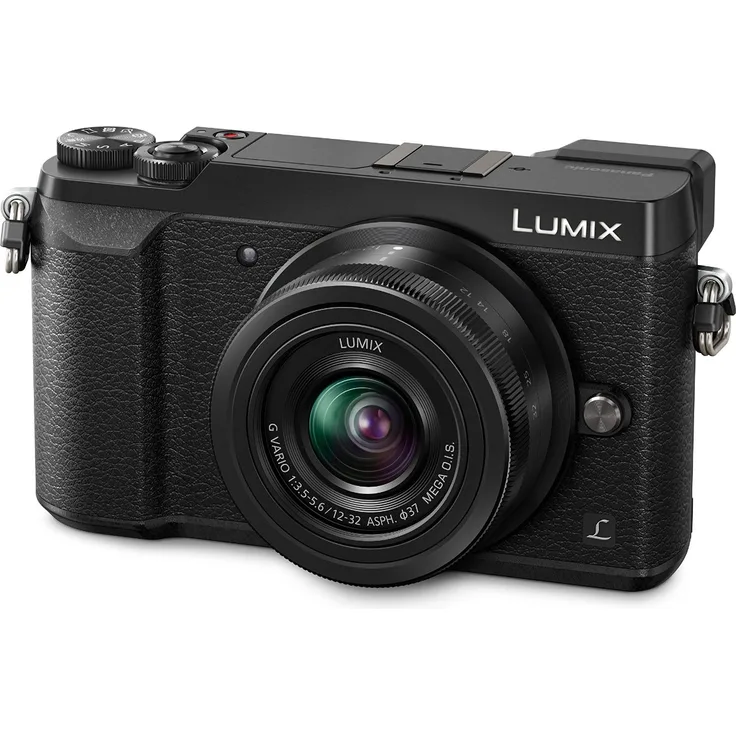 Panasonic LUMIX G DMC-GX80KEGK Systemkamera (16 Megapixel, Dual I.S. Bildstabilisator,Touchscreen, Sucher, 4K Foto und Video) schwarz mit Objektiv H-FS12032E
