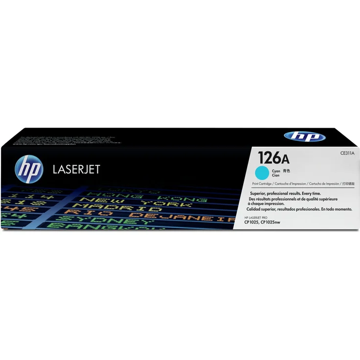 HP 126A (CE311A) Blau Original Toner für HP Color Laserjet Pro CP1025, M175, TopShot Laserjet Pro M274 – Bild 1