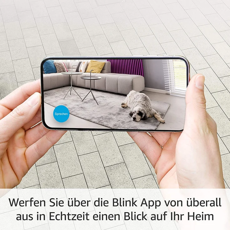 Blink Mini kompakte, intelligente Plug-in-Überwachungskamera für den Innenbereich mit 1080p HD-Video und Bewegungserfassung, kompatibel mit Amazon Alexa - 1 Kamera – Bild 4