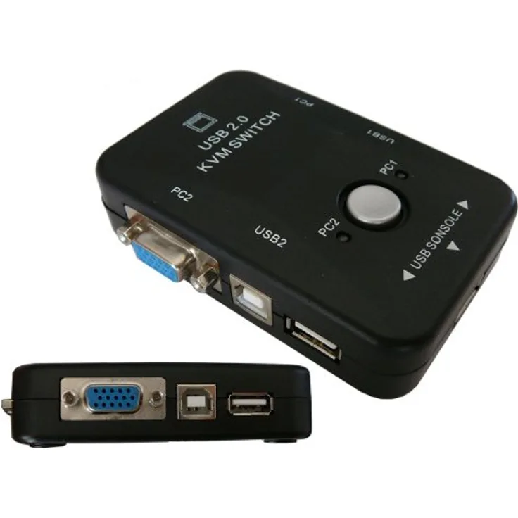 Kalea Informatique Gehäuse-Teile Tastatur, Maus, Display (KVM Switch)////USB//// - 2 Ports - Handbuch