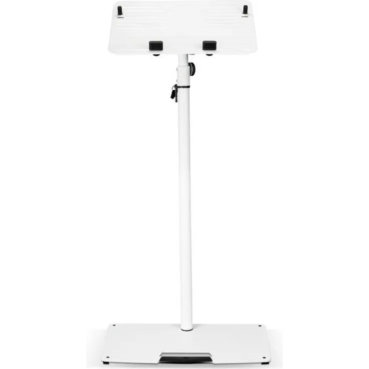 Gravity LTS T 02 W - Universal Laptop-Ständer mit verstellbaren Haltepins und Stahlfuß