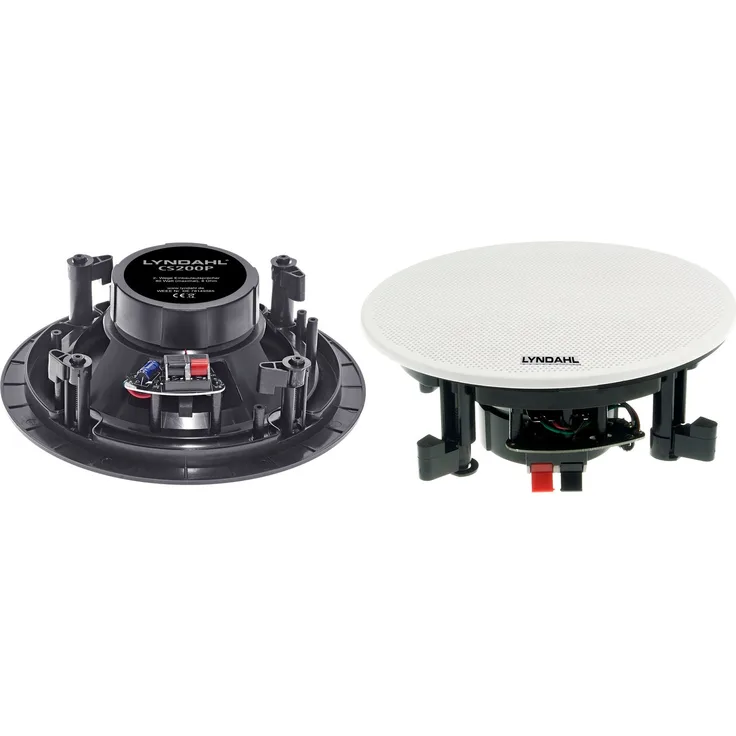 LYNDAHL 2-Wege Deckenlautsprecher / Einbaulautsprecher CS200P als Paar im Set Einbau-Lautsprecher - 60 Watt