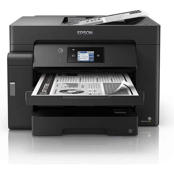 Epson EcoTank ET-M16600 (3-in-1) Multifunktionsdrucker - (Tintenstrahl) Mono, Druckgeschwindigkeit: 25 s/w, 16 Farbe, Auflösung: 4800 x 1200, Gb LAN, 1x USB 2.0 (Host), WLAN, AirPrint, Mobile Print, WiFi-Direct (C11CJ41401)