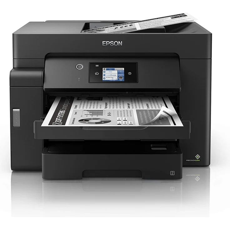 Epson EcoTank ET-M16600 (3-in-1) Multifunktionsdrucker - (Tintenstrahl) Mono, Druckgeschwindigkeit: 25 s/w, 16 Farbe, Auflösung: 4800 x 1200, Gb LAN, 1x USB 2.0 (Host), WLAN, AirPrint, Mobile Print, WiFi-Direct (C11CJ41401) – Bild 1