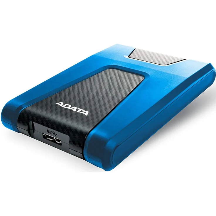 ADATA HD650 Externe Festplatte, 2TB Kapazität, USB 3.2 Gen1, blau – Bild 2