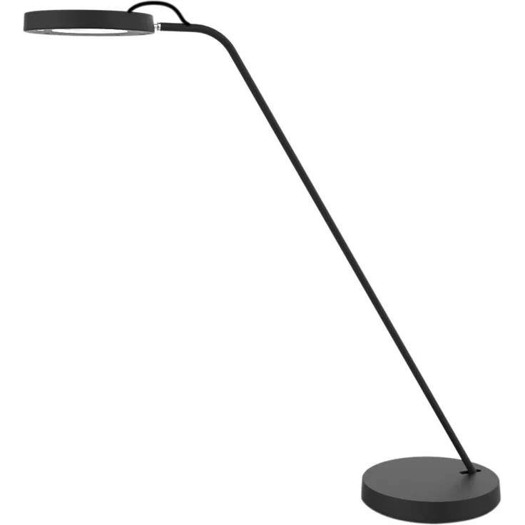 UNILUX LED Schreibtischleuchte i-Light schwarz Beleuchtung nach Maß gemäß Biorhythmus für mehr Wohlbefinden bei der Arbeit, Bedienung per Handy-Steuerung für Android und Apple iOS Smart Phone
