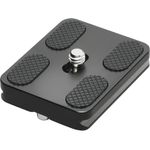 Cullmann 40484 Schnellkupplungsplatte Arca-Swiss kompatibel (50 mm) für ''MUNDO'' Stative schwarz