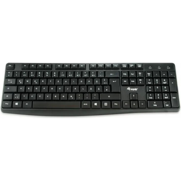 Equip Kabelgebundene USB Keyboard schwarz, portugies. Layout QWERTY