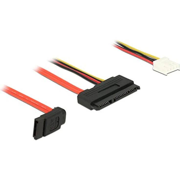 DeLOCK - SATA-Kabel - SAS 6Gbit/s - SATA Combo (M) bis interne Stromversorgung, 4-polig, SATA (M) - 30 cm