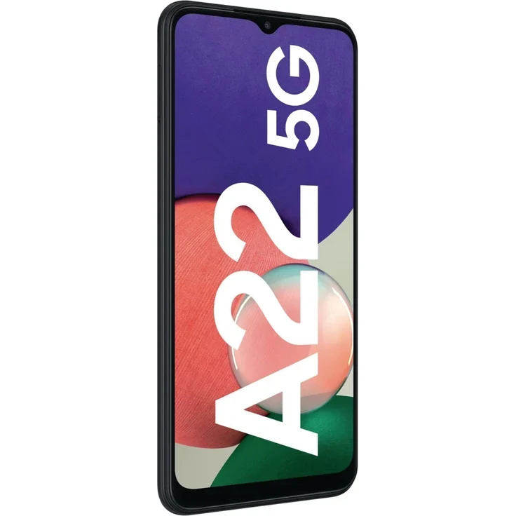 Samsung Galaxy A22 5G Smartphone 16,8cm (6,6 Zoll) TFT-Display, 64GB interner Speicher, 4GB RAM, Dual-SIM, Android 11, Grau – Bild 2