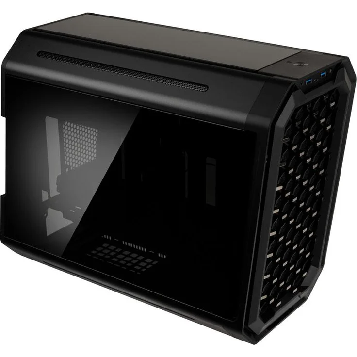 Antec Dark Cube Micro-ATX Gehäuse, Tempered Glass - schwarz – Bild 1