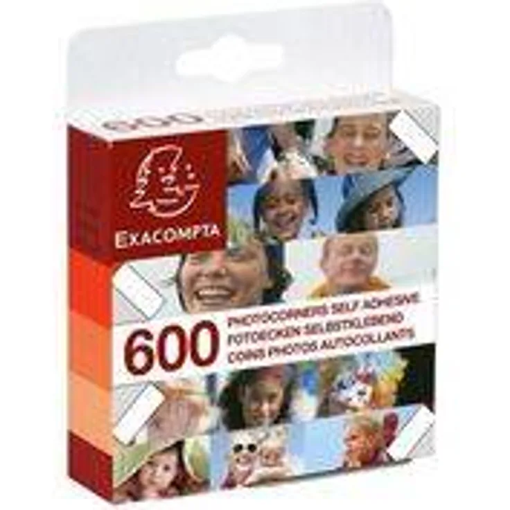 EXACOMPTA Foto-Ecken, transparent, selbstklebend