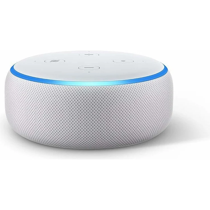 Amazon Echo Dot (3. Generation) Sprachassistent Sandstein/Stoff – Bild 1