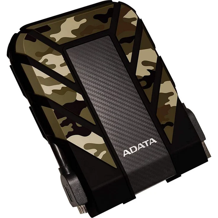 ADATA HD710M Pro - Festplatte - 2 TB - extern (tragbar) - USB 3.1 - Camouflage (AHD710MP-2TU31-CCF) – Bild 1