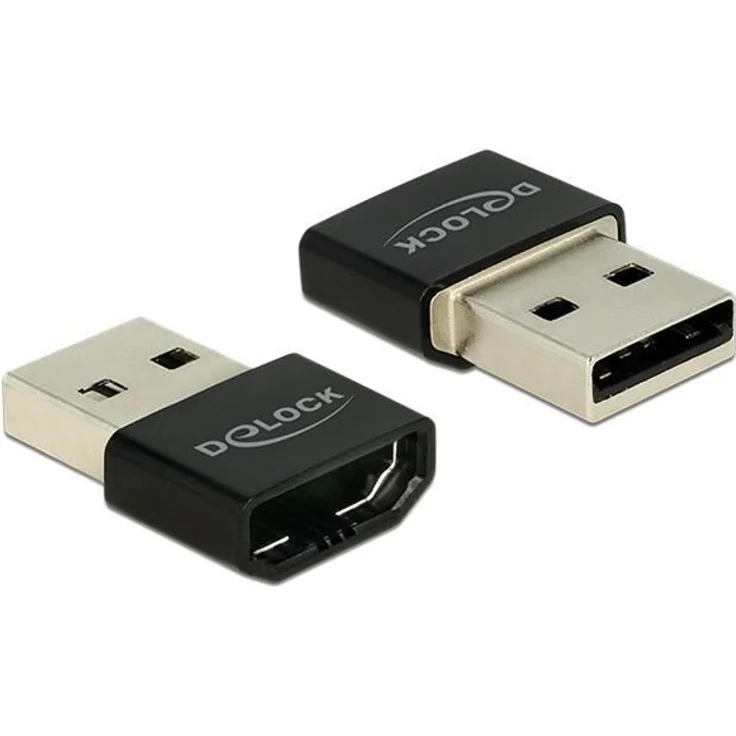 DELOCK Adapter HDMI A Buchse USB A Stecker Delock – Bild 1