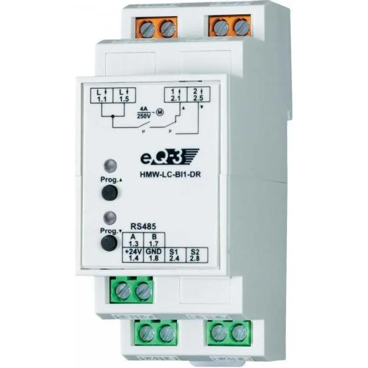 eQ-3 RS485 Rollladenaktor, 1-fach, Hutschienenmontage (HMW-LC-Bl1-DR)