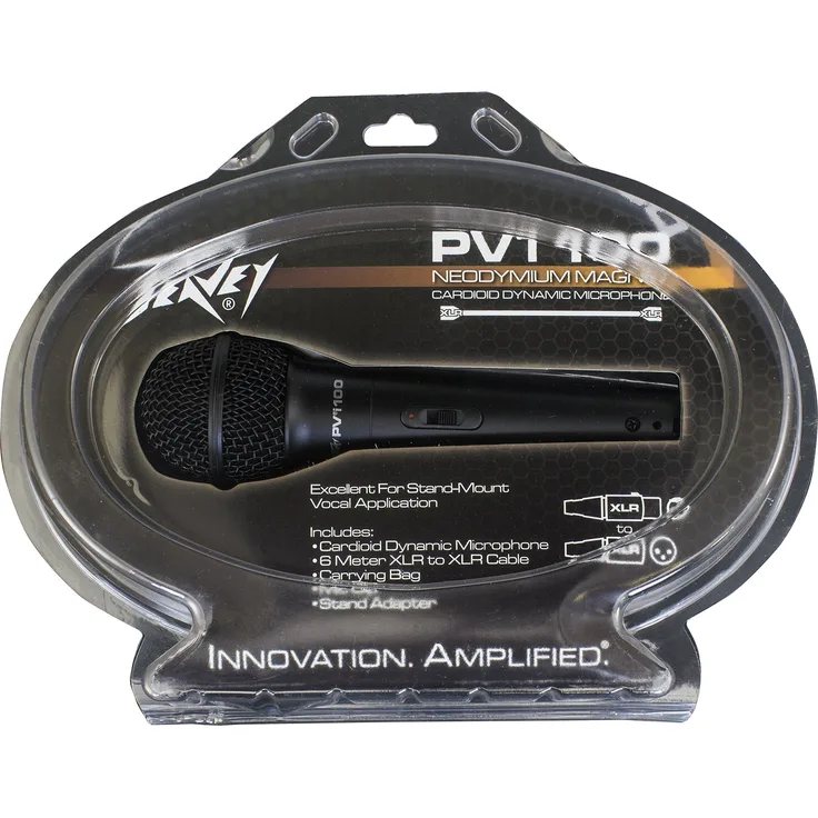 Peavey 00577800 PVi 100 Mikrofon mit XLR-XLR Kabel